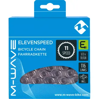 M-Wave Ketting 11-speed e-bike - anti-roest - 116 schakels - grijs