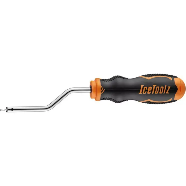 IceToolz Nippelspanner voor hoge velgen - Draaibaar met ergonomische handgreep - Geschikt voor 10g tot 15g spaken