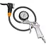 Cyclus Luchtdrukpistool - 1/4" aansluiting - Auto/Schrader/Dunlop - Staal - Zilver/Zwart
