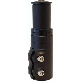 Primax Stuurpen verhoger 1 1/8 inch - Verstelbaar - Inclusief spacers en inbusbout - Zwart
