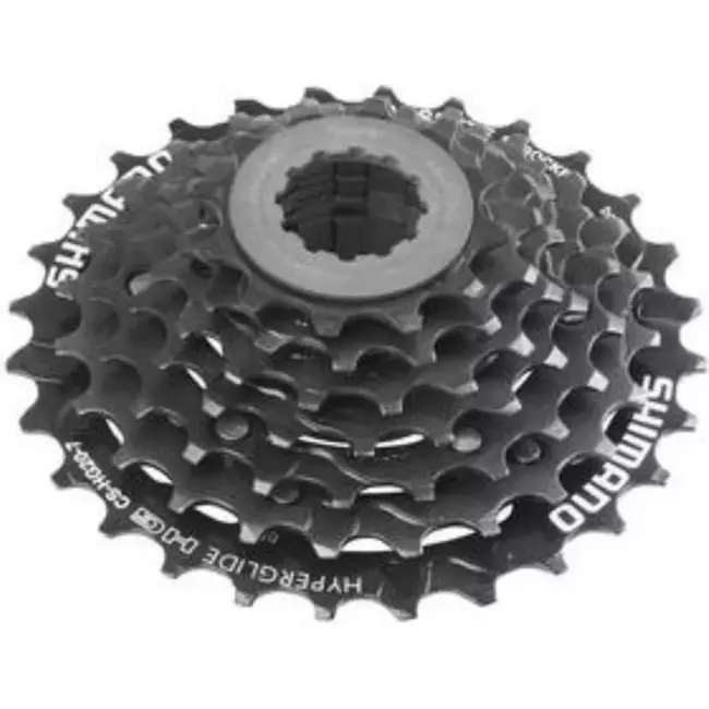 Shimano 7-speed cassette - duurzaam staal - 11-32T - zwart - verbeterde drainage