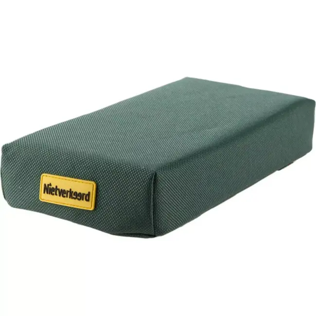 Nietverkeerd Bagagedrager kussen - donkergroen - 32x15x5 cm - universeel - eenvoudig te monteren