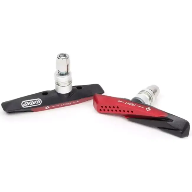 Elvedes V-brake remblokken - 72mm - Dual compound - Voor nat en droog - Werkplaatsverpakking 25 paar