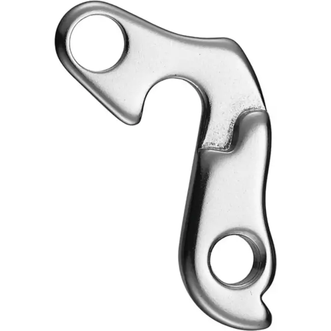 Union Derailleurpad - Aluminium - Beschermend - Inclusief Bevestigingsbouten - Zilver