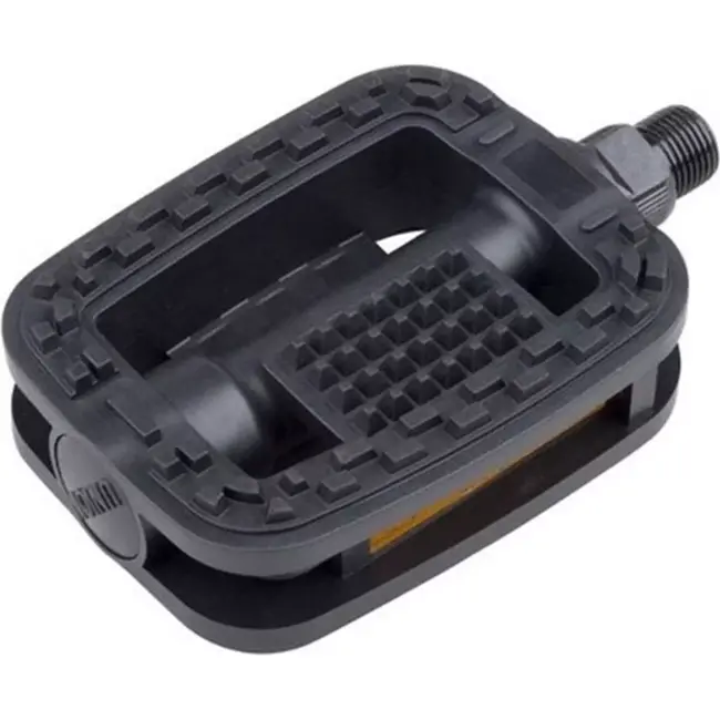 Union Pedaal met non-slip oppervlak - zwart - duurzaam plastic - geschikt voor stadsfietsen