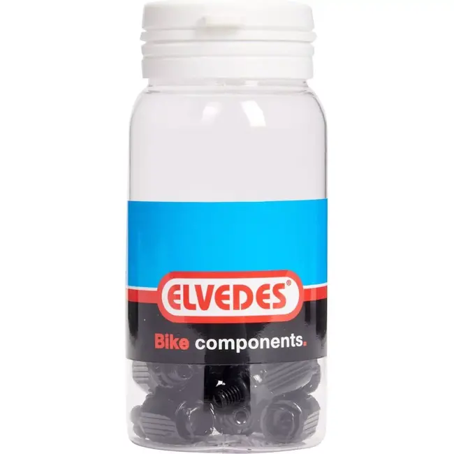 Elvedes Schakel stelbouten - Zwart - Set van 15 - Voor fietsafstelling