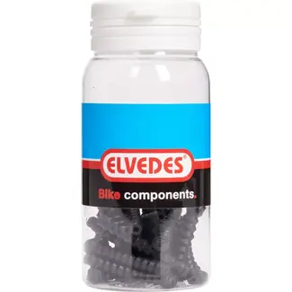 Elvedes Rubberen balgjes - Bescherming kabels - 0.8-1.2 mm - Zwart - 25 stuks