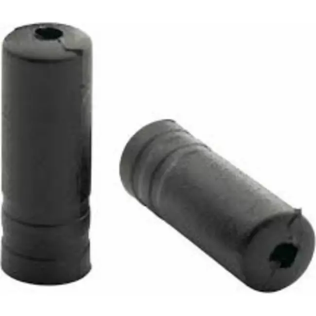 Bofix Kabelhoedje 4.1mm - Bescherming voor Fietskabels - Set van 25 - Zilver/Zwart