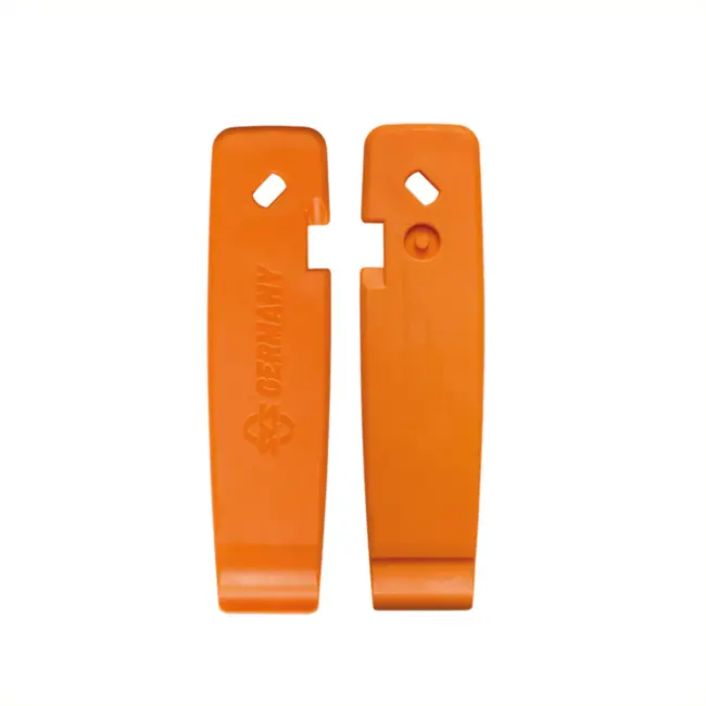 SKS Bandenlichters set - kunststof - met SV-sleutel en AV-ontluchter - oranje - 3 stuks