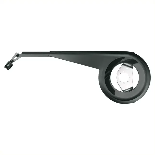 SKS Kettingscherm - Telescoopfunctie - Slagvast kunststof - 175mm - Zwart