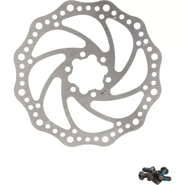 Zoom Remschijf 160 mm - 6-boutsysteem - Inclusief bevestigingsboutjes