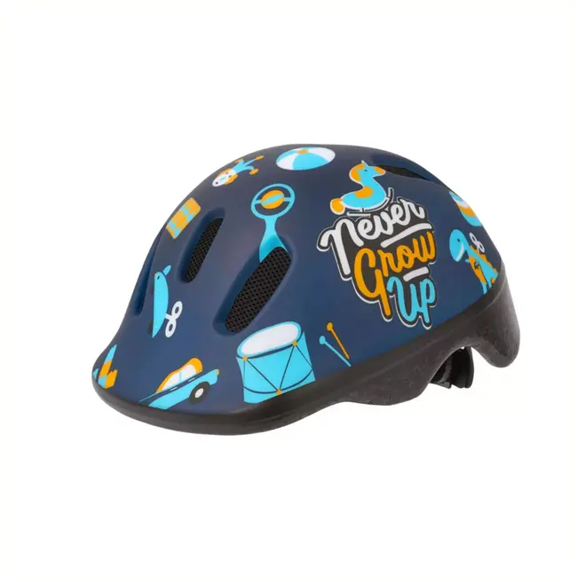 Polisport Kinderhelm XXS - Veiligheid & Comfort - Blauw Mat - 44/48 cm