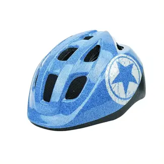 Polisport Kinderhelm - Veiligheid & Comfort - Blauw - Maat S (52-56 cm)