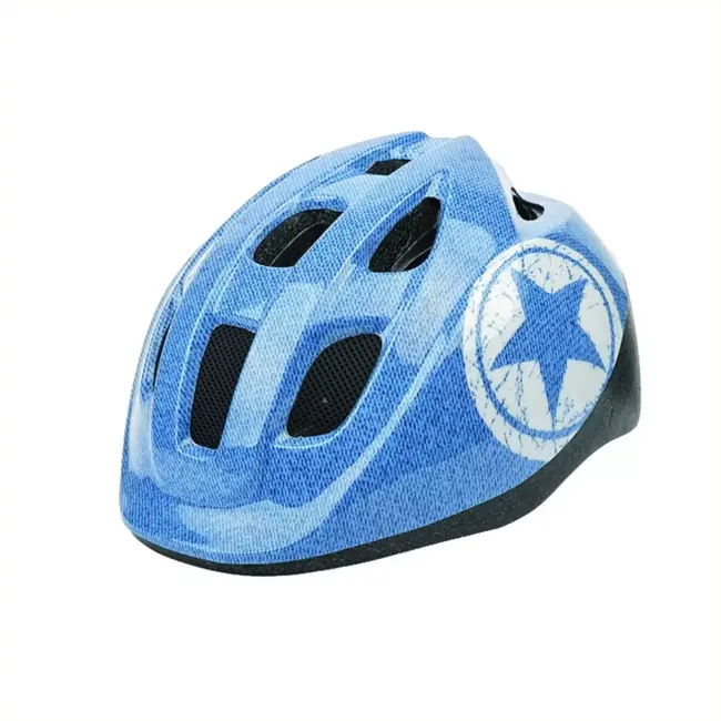 Polisport Kinderhelm - Veiligheid & Comfort - Blauw - Maat S (52-56 cm)