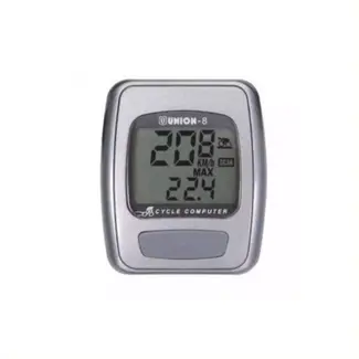 Union Fietscomputer - 8 functies - bekabeld - prestatiemonitoring - hangverpakking