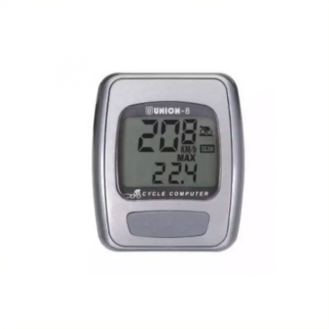 Union Fietscomputer - 8 functies - bekabeld - prestatiemonitoring - hangverpakking