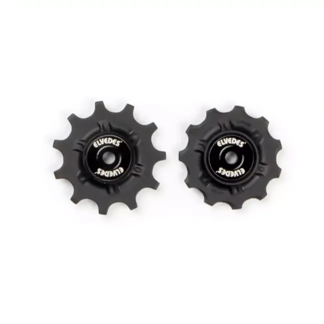 Elvedes Derailleurwieltjes - Compatibel Shimano/Sram/Campagnolo - Roestvrijstalen lagers - 2x11T - Inclusief spacers