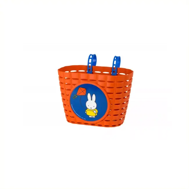 Widek Oranje fietsmand met Nijntje vlieger - duurzaam en speels ontwerp
