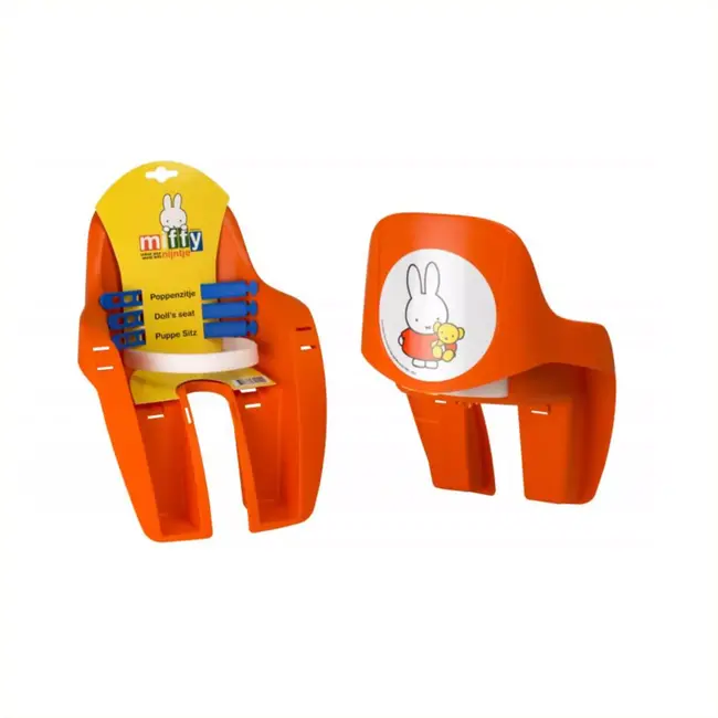 Widek Oranje poppenzitje voor fiets - stevig en veilig - geschikt voor standaard fietsframes