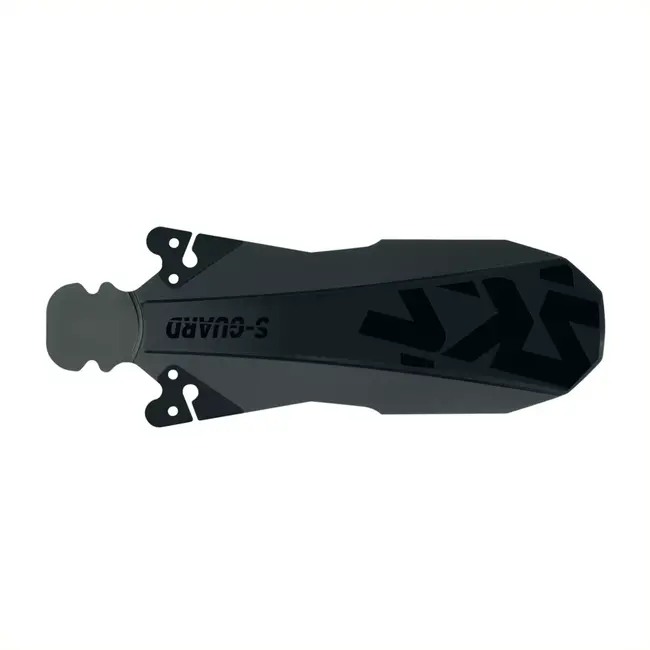 SKS Compact achterspatbord - Flexibele kunststof - Eenvoudige montage - Zwart - 190 mm