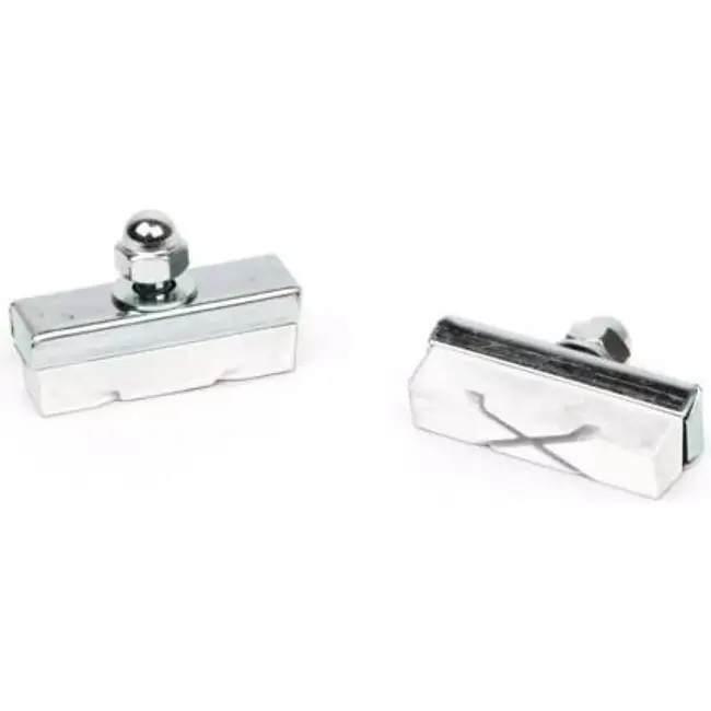 Elvedes Caliper velgremblokjes - X-groove design - witte compound - 40 mm - per paar