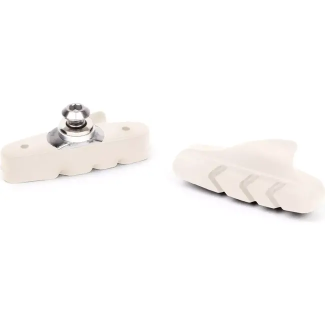 Elvedes Race velgremblokjes - universeel - witte compound - hoog remvermogen - 55 mm - per paar