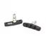 Elvedes V-type velgremblokjes - 60mm - Duurzaam rubber en aluminium - Voor stads-, race- en tourfietsen - Per paar