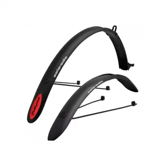 Polisport Spatbordenset voor stadsfiets - 28 inch - Duurzaam en weerbestendig - Voor en achter - Ideaal voor stadsgebruik