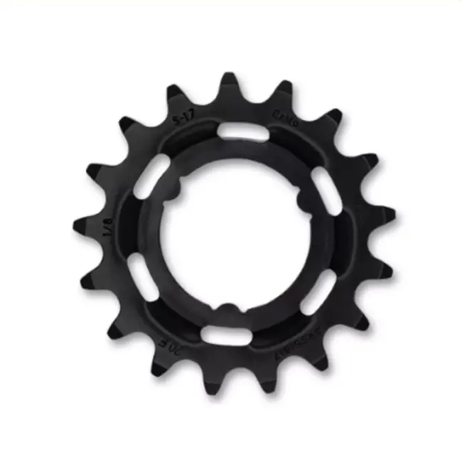 KMC Achtertandwiel 17T - Extra hard chromoly staal - Voor Shimano naven - Geschikt voor E-bikes - Zwart