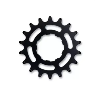 KMC Achtertandwiel 18T - Chromoly Staal - Enviolo Compatibel - Zwart - 1/2x3/32