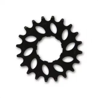 KMC Achtertandwiel 20T - Chromoly Staal - Zwart - 1/2x3/32 - Voor Enviolo Naven