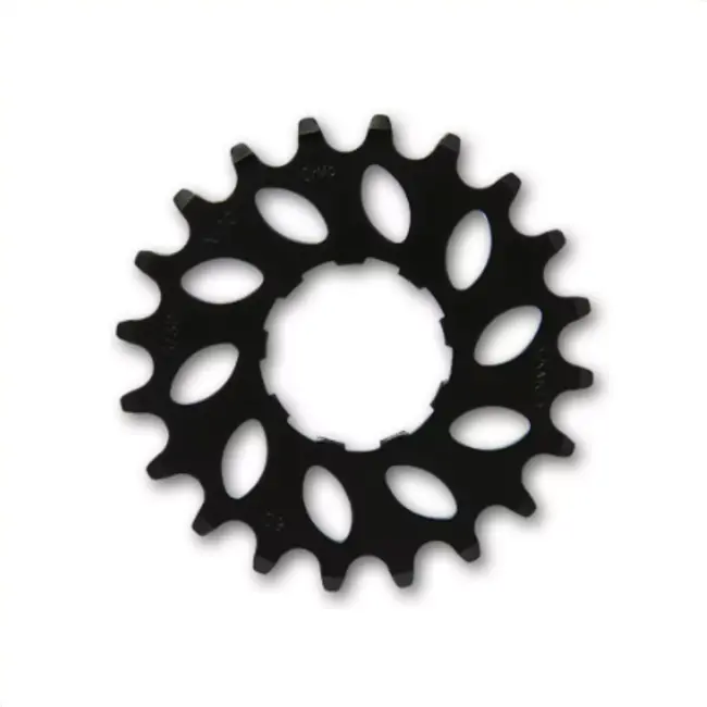 KMC Achtertandwiel 20T - Chromoly Staal - Zwart - 1/2x3/32 - Voor Enviolo Naven