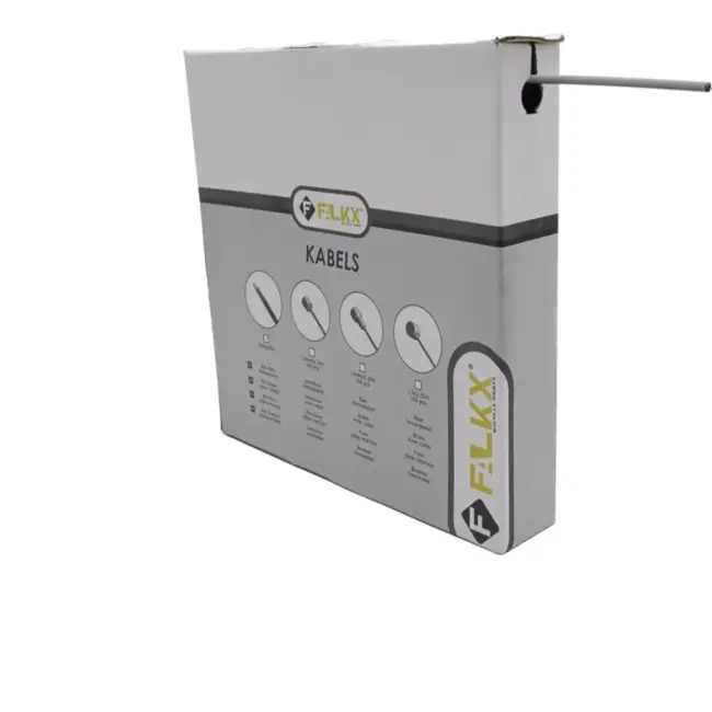 Falkx Rem buitenkabel - 5mm zilver - 30m rol - Duurzaam en betrouwbaar