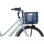 Basil Fietskrat medium - gerecycled kunststof - 29,5L - blauw - compatibel met MIK en Racktime