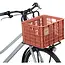 Basil Fietskrat M - Gerecycled Kunststof - Terra Rood - 29,5L - Compatibel met MIK en Racktime