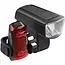AXA Verlichtingsset fiets - 50 lux LED - USB oplaadbaar - Remlichtfunctie - Eenvoudige bevestiging