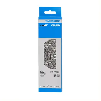 Shimano 9-speed fietsketting - 116 schakels - Duurzaam en corrosiebestendig - Geschikt voor MTB en weggebruik