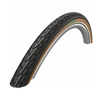 Schwalbe Fietsband - Road Cruiser - Punctiebestendig - Zwart/Bruin - 28x1,60
