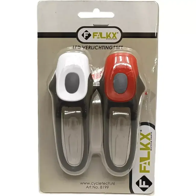 Falkx Siliconen LED verlichting set - Aan/knipperen/uit - Inclusief batterijen