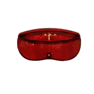 Falkx LED achterlicht - 3 krachtige LEDs - 220 graden zichtbaarheid - Waterdicht - Inclusief batterijen - 128x45x28mm