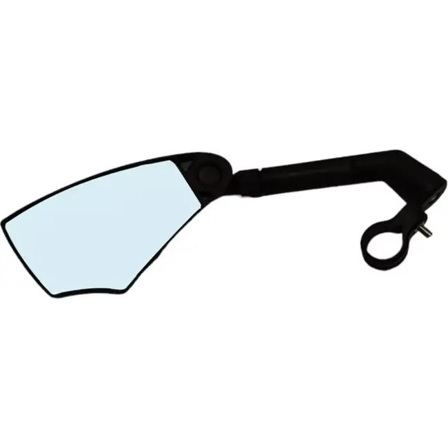 Falkx Verstelbare fietsspiegel links - acryl glas 11x5 cm - verbeterde zichtbaarheid
