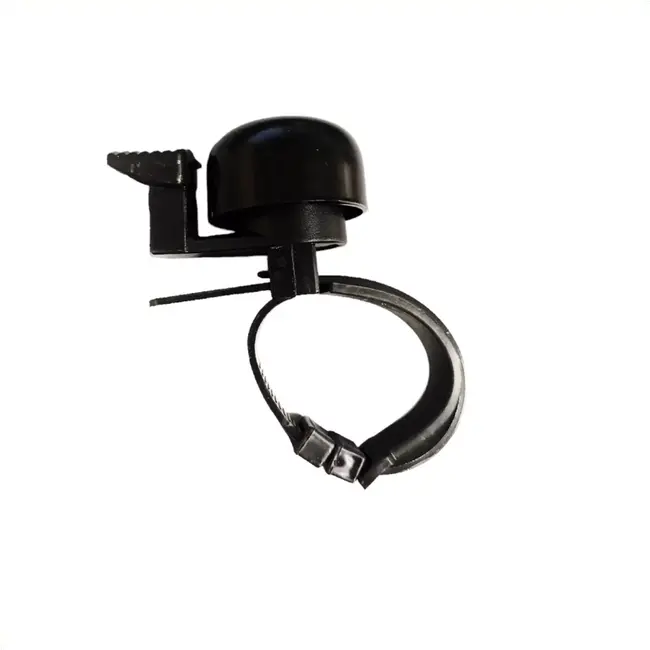 Falkx Mini fietsbel - universeel - aluminium - zwart - compact ontwerp