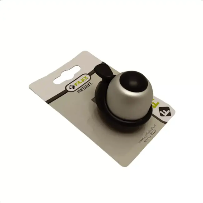 Falkx Aluminium fietsbel 36mm - helder geluid - zilverkleurig - duurzaam ontwerp