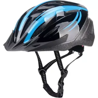 Falkx Helm met IN-MOLD technologie - L (58-61 cm) - blauw/zwart - Antibacteriële voering - NEN-EN 1078:2012+A1:2012