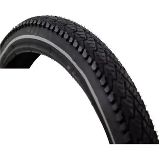 Deli tire Buitenband 24x1.95 - Reflecterend - Veiligheid en Grip - Zwart
