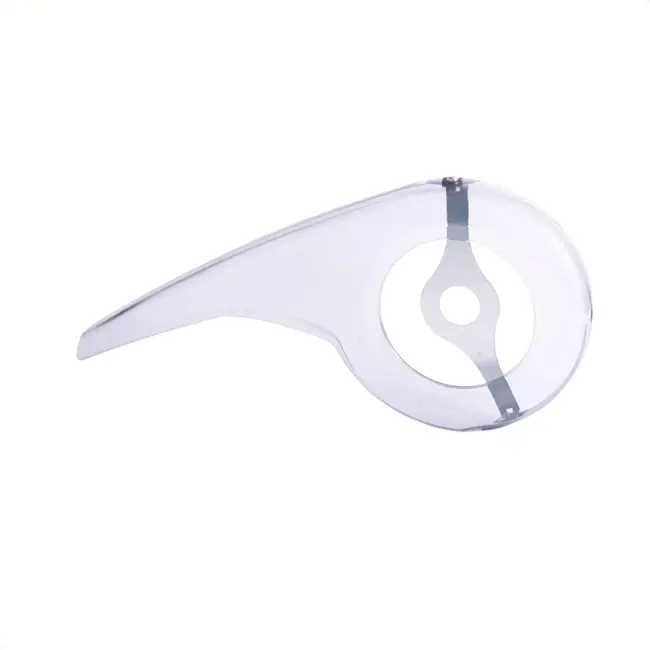 Hesling Transparant kettingscherm - 38 tanden - kunststof - 51 cm - inclusief bevestigingsbeugel
