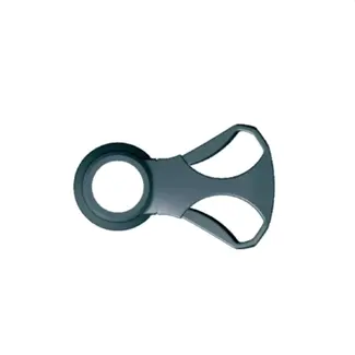 Hesling Balhoofdstofkap met kabelhouder - 22.2mm - Zwart - Voor fietsen