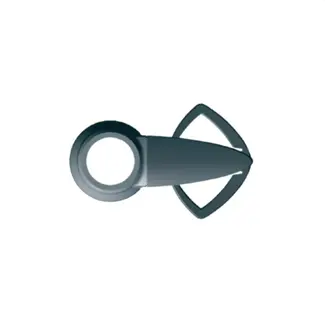 Hesling Balhoofdstofkap met kabelhouder - universeel - 25.4mm - eenvoudig te installeren