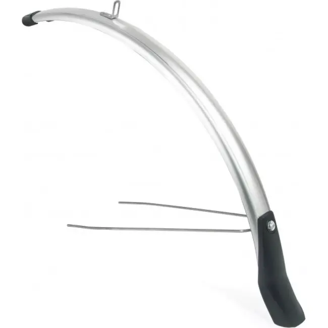 Eurofender Voorspatbord 28 inch - 51 mm breed - Zilver - Kunststof - Geschikt voor Batavus, Gazelle, Giant