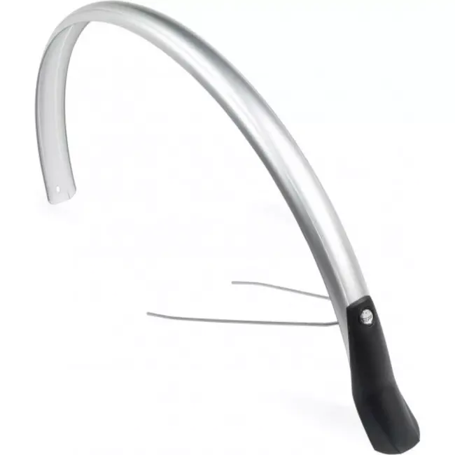 Eurofender Achterspatbord - 28 inch - 51 mm breed - Zilver - Bescherming tegen water en modder